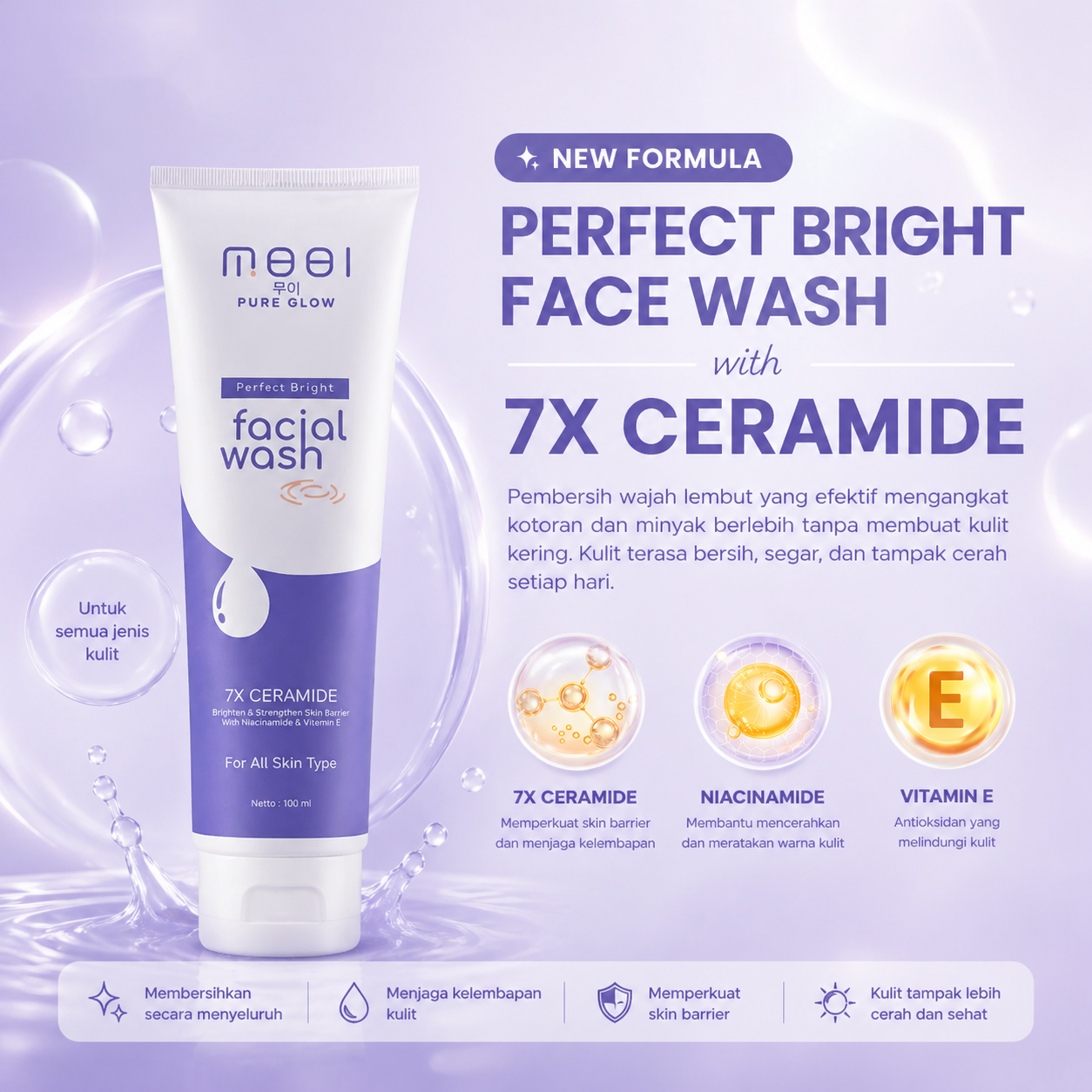 MOOI Perfect Bright Facial Wash